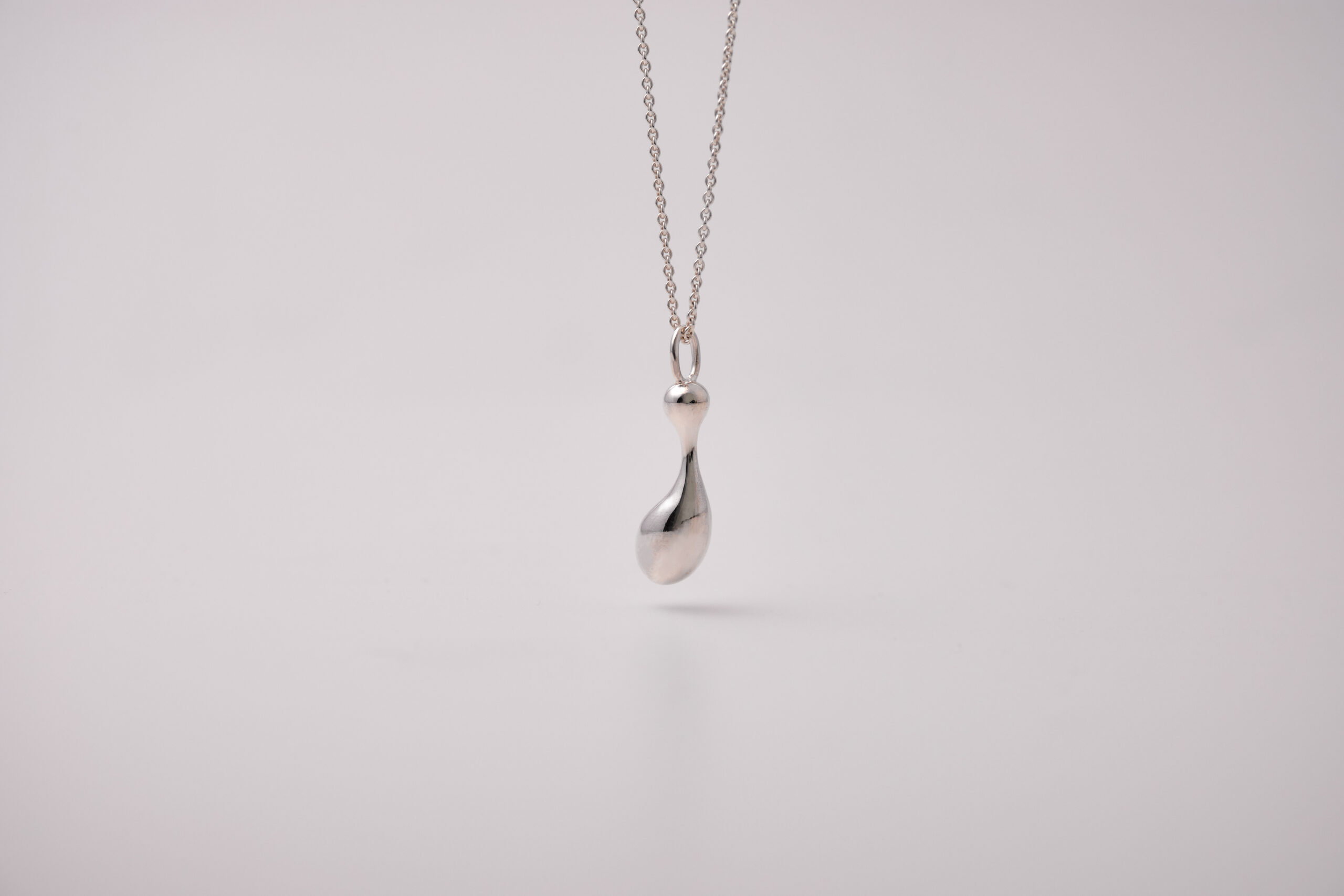 Drip II Necklace Silver